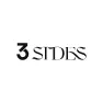 Black text on a white background reads “3 SIDES,” with the bold, stylized “3” and the wavy-lined “S” in “SIDES,” reflecting the modern projects of this Egypt-based real estate developer.